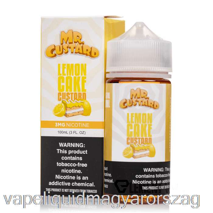 Citromtorta Puding - Mr Puding - 100ml 0mg Vape Toll